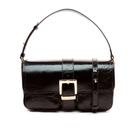 Bolsa Arya Couro Preto Cecconello C2906-6 Bolsa Arya Couro Preto Cecconello C2906-6