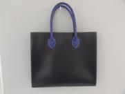 Bolsa Augusta Preta e Azul