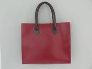 Bolsa Augusta Vermelha e Café