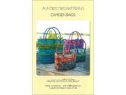 Bolsa Aunties Two Camden Pattern, costurada em ziguezague, tamanhos 2