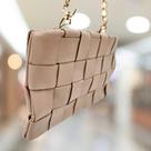 Bolsa Aurora em Couro Nude
