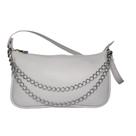 Bolsa Baguete Branca Correntes
