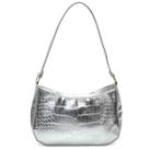 Bolsa Baguete Croco Metalizada Barato Bolsinha De Ombro Dia Dia Festa