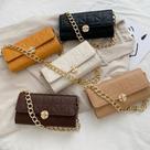 Bolsa Baguete Feminina Mão Ombro Alça Corrente Pequena