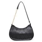 Bolsa Baguete Minimalista Preto Bolsinha Feminina De Ombro Dia A Dia Festa Alça Diferenciada