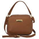Bolsa Baú Feminina Alça Ajustável Transversal Zíper Casual