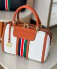 Bolsa Bau Feminina Chalita Luxo c Alça Mão e Transversal 100Pu Bca Original