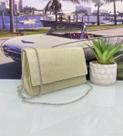 Bolsa Bolsinha de mão e ombro Feminino Alça corrente Brilhosa com Glitter para Festa Casamento Formatura Luxo Moda