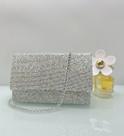 Bolsa Bolsinha de mão e ombro Feminino Alça corrente Brilhosa com Glitter para Festa Casamento Formatura Luxo Moda