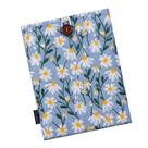 Bolsa Bordada MoKo para Kindle de 6-7 Polegadas - Modelo Daisy Azul