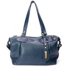 Bolsa Bowling Feminina Média em Couro Legitimo Metais Dourados Road Seven