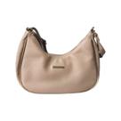 Bolsa Brilho Da Pele Couro Feminino - Bege Bolsa Brilho Da Pele Couro Feminino - Bege