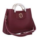 Bolsa BRUNNA Feminina Tiracolo Marsala Tamanho Médio com 2 alças Marca Josy Anny