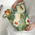 Bolsa Bucket Floral De Grande Capacidade Para Mulheres, Moda Casual De Verão, Bolsa De Ombro