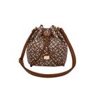 Bolsa Bucket Média Ss23 Monograma Tramado Cfk103 - Marrom