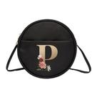 Bolsa C/ Letra Nome Pequena Redonda Nylon Tactel Impermeável Bolsa C/ Letra Nome Pequena Redonda Nylon Tactel Impermeável