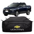 Bolsa Caçamba Para Gm Montana Premier RS LTZ LT Com Estampa Bordado 840Litros Impermeável