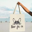 Bolsa Cachorro Ecobag Cor Cru Tema DOG NÃO FUI EU