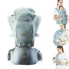 Bolsa Canguru Ergonômico Para Bebê 12 Posições 3 Em 1 Azul Até 20Kg Transporte Seguro Viagem Passeio