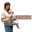Bolsa Canguru Porta Bebê Passeio Verde - HK Baby