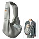 Bolsa Canguru Transporte Pet Cao Gato Animal Malha Resistente Respiravel Tira de Ombro Tecido Confortavel