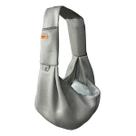 Bolsa Canguru Transporte Pet Cao Gato Animal Malha Respiravel Tira de Ombro Tecido Resistente Confortavel