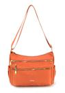 Bolsa Canoa Pequena Transversal Náilon Três Bolsos Up4you