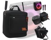 Bolsa Capa Case Com Bolso Compatível Com PartyBox Encore 2 Com Bolso P/ Microfone - Reforçada