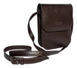 Bolsa Capanga Carteiro Masculina Em Couro Transversal