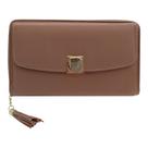 Bolsa Carteira Feminina Alça Transversal Tiracolo Luxo Fivela Dourada Chaveiro Borla Moda Tendência Presente Varios Bolsos Lucky Girl Bolsa Carteira Feminina Alça Transversal Tiracolo Luxo Fivela Dourada Chaveiro Borla Moda Tendência Presente Varios Bolsos Lucky Girl