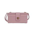 Bolsa Carteira Feminina Transversal ombro Porta celular Cartão Moeda Resistente Leve Moderna Estilosa Casual Pequena
