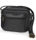 Bolsa Carteiro Masculina De Couro Com Alça Tiracolo Pequena