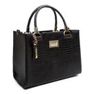 Bolsa Castelo Handbag Form's com Textura Alça Fixa Trançada