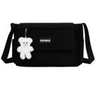 Bolsa Casual Com Alça Transversal Juvenil Com Chaveiro Média Espaçosa Reforçada Bolsinha Lateral Dia a Dia