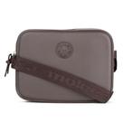 Bolsa Casual Moleca Textura Gorgurão Café Feminina -