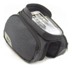 Bolsa Celular Alforge P/ Quadro Bicicleta Skin Touch Cinza