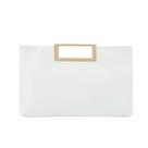 Bolsa CHARMING TAILOR Fashion PU em couro PU feminina branca