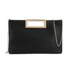 Bolsa CHARMING TAILOR Fashion PU em couro PU feminina preta