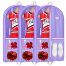 Bolsa Cheer Uniform MISSLO para líder de torcida com janela de visualização Bolsa Cheer Uniform MISSLO para líder de torcida com janela de visualização