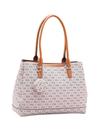 Bolsa Chenson Bege Original Monograma Elegance Alça de Ombro