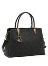 Bolsa Chenson Classic Cristal Estruturada Casual Preta