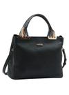 Bolsa Chenson Contemporâneo Chic - Alça dupla - Preta - Original