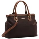 Bolsa Chenson Feminina Média Microfibra Tote 3184597 Cor:Café