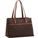 Bolsa Chenson Feminina Microfibra Chic Ombro Tote 3184600 Cor:Café Bolsa Chenson Feminina Microfibra Chic Ombro Tote 3184600 Cor:Café