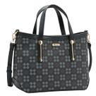 Bolsa Chenson Feminina Satchel Monograma Mão e Ombro 3485294 Cor:Preto Bolsa Chenson Feminina Satchel Monograma Mão e Ombro 3485294 Cor:Preto