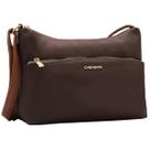 Bolsa Chenson Feminina Transversal Nylon Microfibra 3184590 Cor:Café