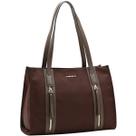Bolsa Chenson Grande Feminina Tote Ombro Microfiber 3185450 Cor:Café