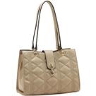 Bolsa Chenson Matelassê Soft Glam Ombro Feminina 3485681 Cor:Natural