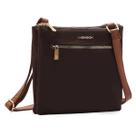 Bolsa Chenson Microfibra Pequena Transversal 3184589 Cor:Café Bolsa Chenson Microfibra Pequena Transversal 3184589 Cor:Café