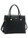 Bolsa Chenson Mini Tramas - Alça de Mão - Preto